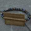 3"  Black and Blue Brass Plate Bracelet - Image 2